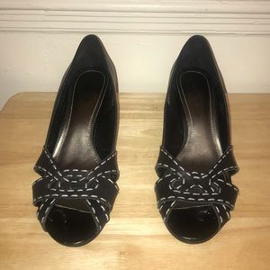 MERONA Ladies Black Wedges
